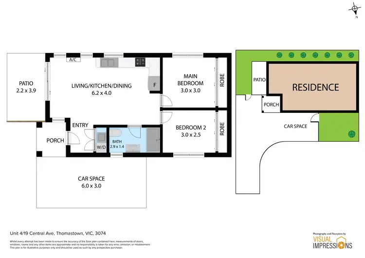 Floorplan of Homely unit listing, 4/19 Central Avenue, Thomastown VIC 3074