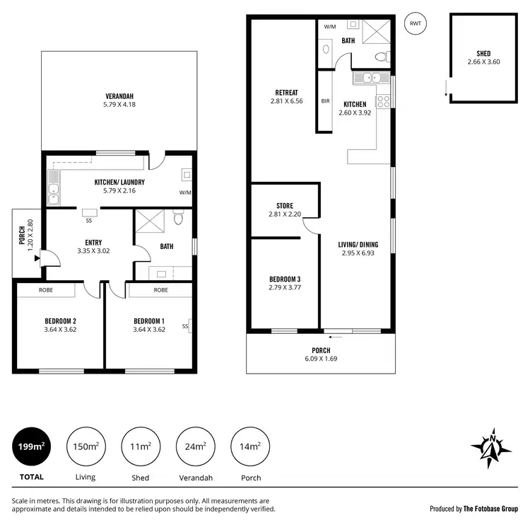 Floorplan of Homely house listing, 59 Edward Street, Ottoway SA 5013