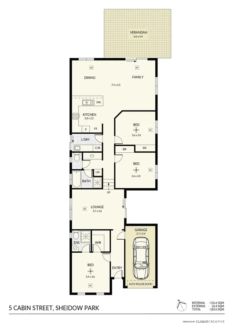 Floorplan of Homely house listing, 5 Cabin Street, Sheidow Park SA 5158