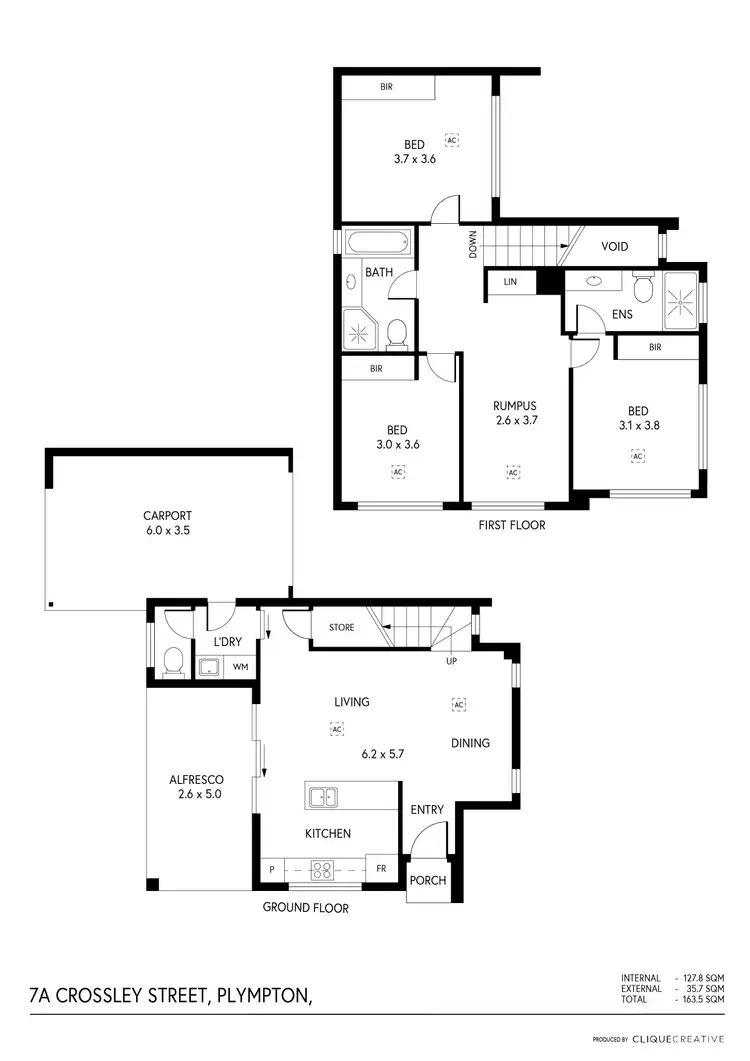 Floorplan of Homely house listing, 7A Crossley Street, Plympton SA 5038