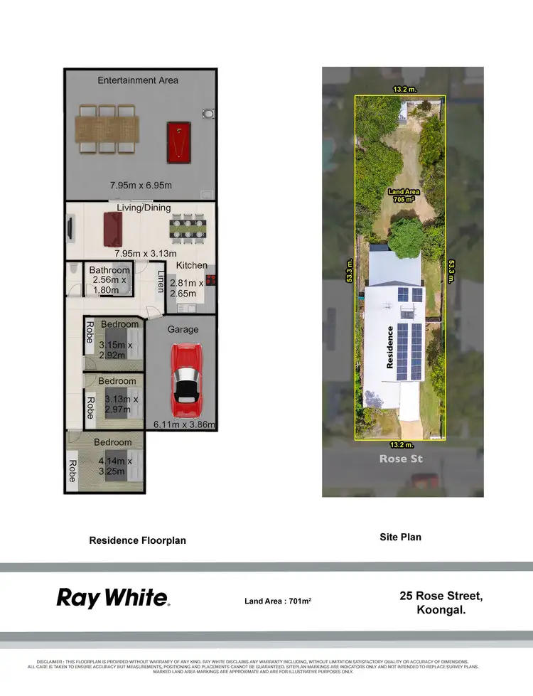 Floorplan of Homely house listing, 25 Rose Street, Koongal QLD 4701