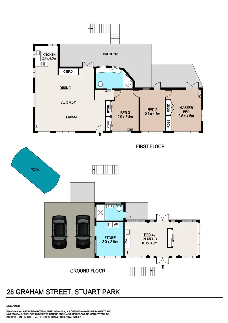 Floorplan of Homely house listing, 28 Graham Street, Stuart Park NT 820