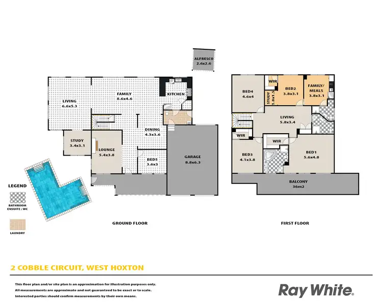 Floorplan of Homely house listing, 2 Cobble Circuit, West Hoxton NSW 2171