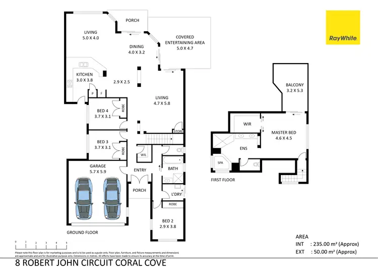 Floorplan of Homely house listing, 8 Robert John Circuit, Coral Cove QLD 4670