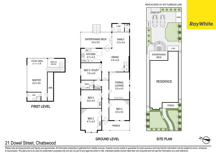 Floorplan of Homely house listing, 21 Dowel Street, Chatswood NSW 2067