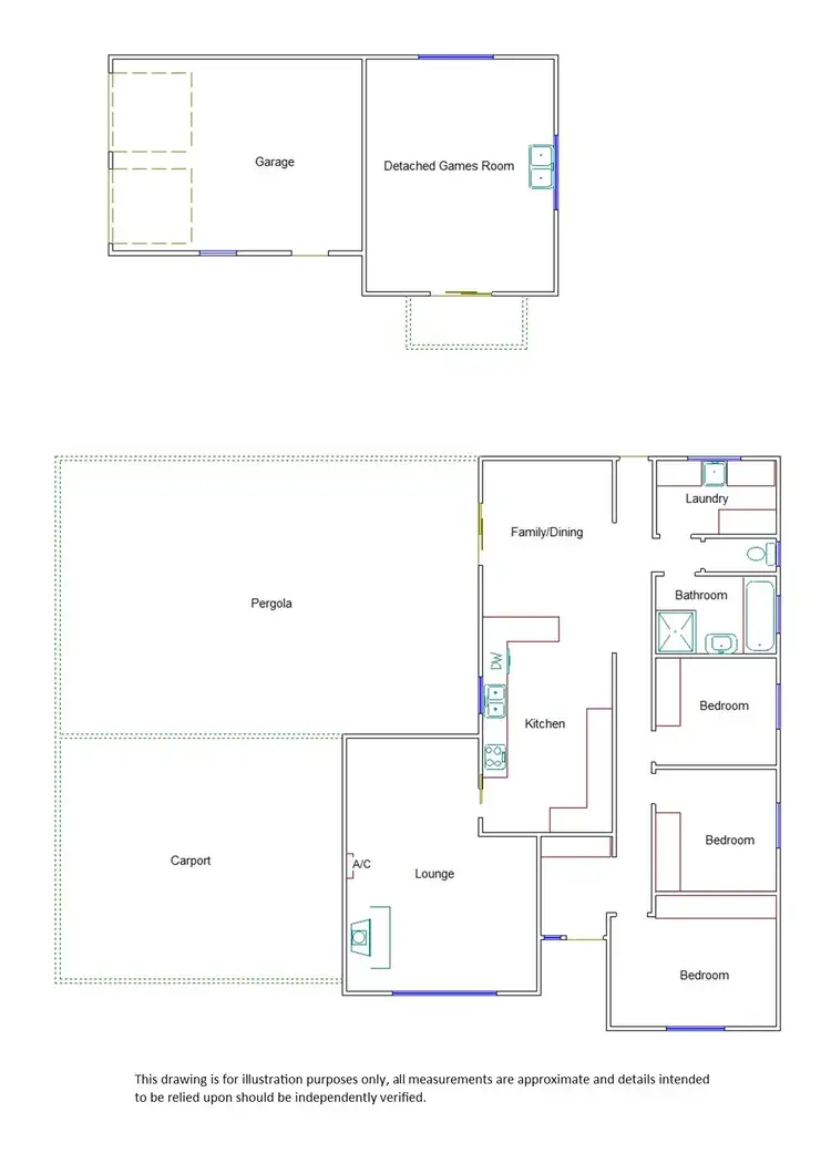 Floorplan of Homely house listing, 1 Melvyn Street, Bordertown SA 5268