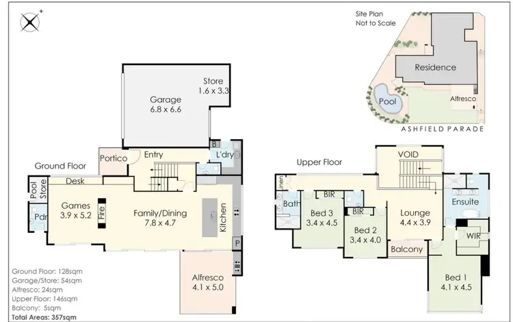 Floorplan of Homely house listing, 1 Ashfield Parade, Ashfield WA 6054