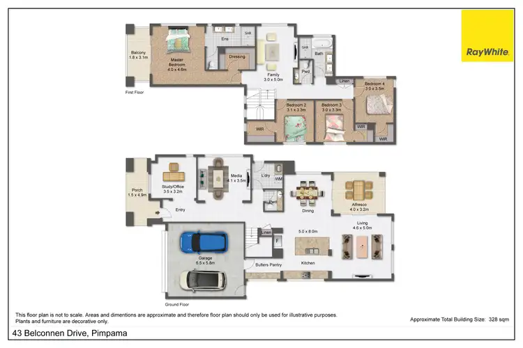 Floorplan of Homely house listing, 43 Belconnen Drive, Pimpama QLD 4209