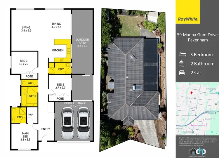 Floorplan of Homely house listing, 59 Manna Gum Drive, Pakenham VIC 3810
