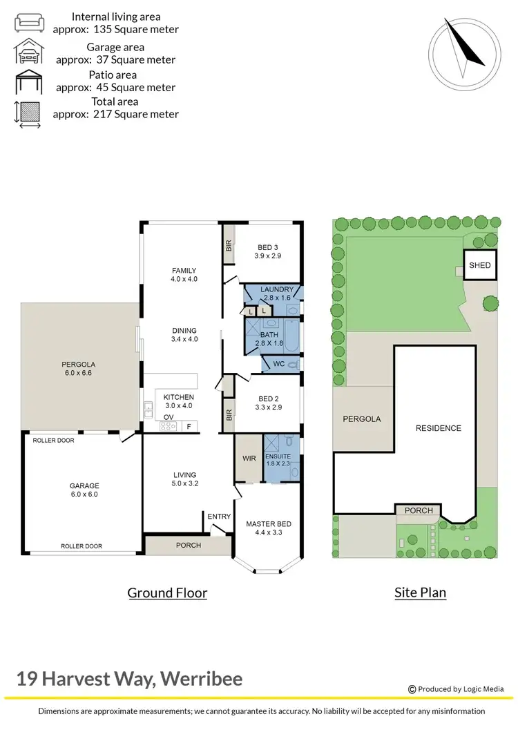 Floorplan of Homely house listing, 19 Harvest Way, Werribee VIC 3030