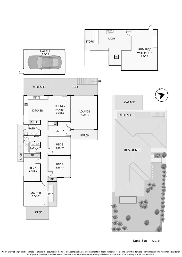 Floorplan of Homely townhouse listing, 1/43 Lardner Road, Frankston VIC 3199