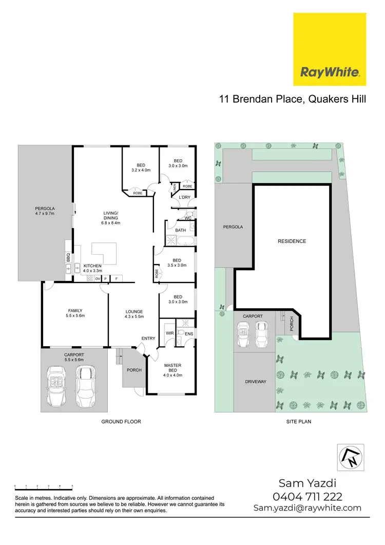 Floorplan of Homely house listing, 11 Brendan Place, Quakers Hill NSW 2763