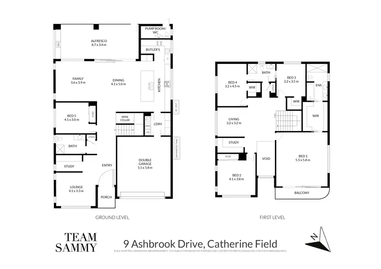 Floorplan of Homely house listing, 9 Ashbrook Drive, Catherine Field NSW 2557