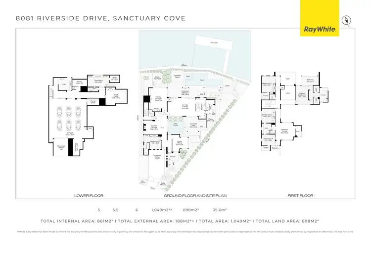 Floorplan of Homely house listing, 8081 Riverside Drive, Sanctuary Cove QLD 4212