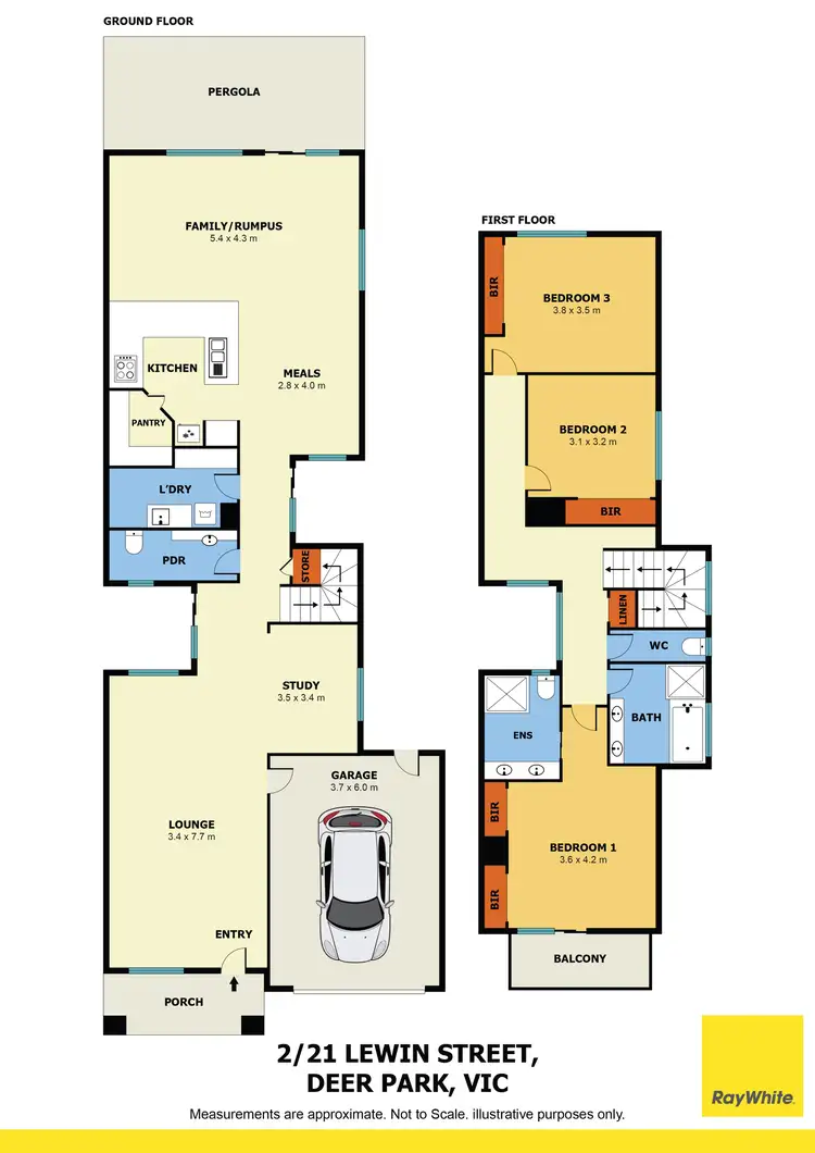Floorplan of Homely house listing, 2/21 Lewin Street, Deer Park VIC 3023