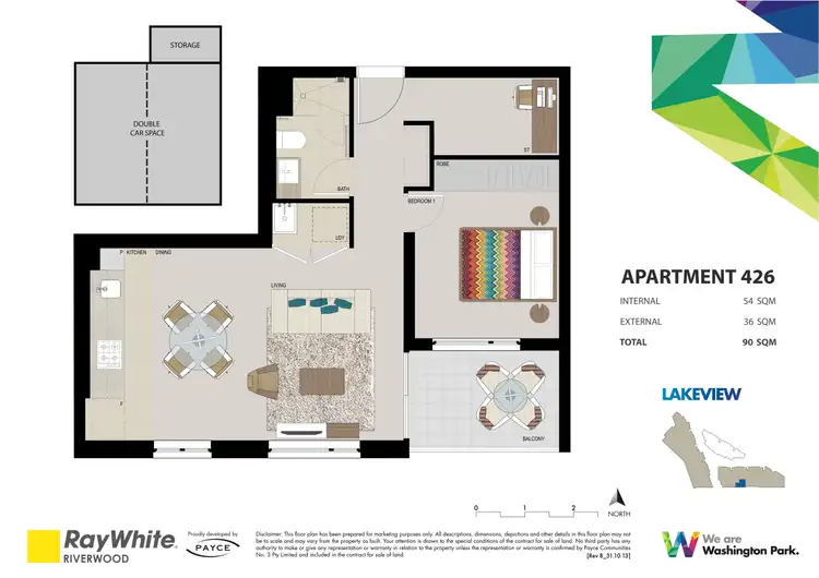 Floorplan of Homely apartment listing, 426/5 Vermont Crescent, Riverwood NSW 2210