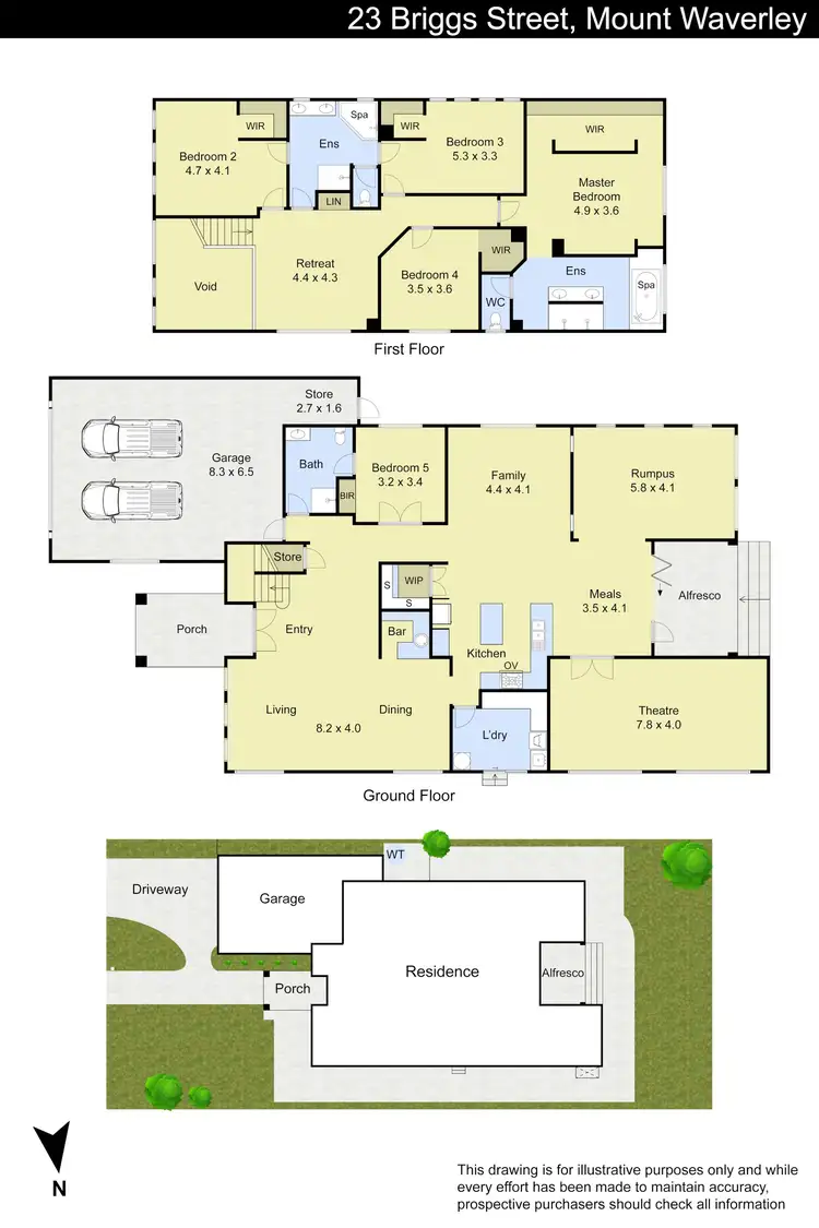 Floorplan of Homely house listing, 23 Briggs Street, Mount Waverley VIC 3149