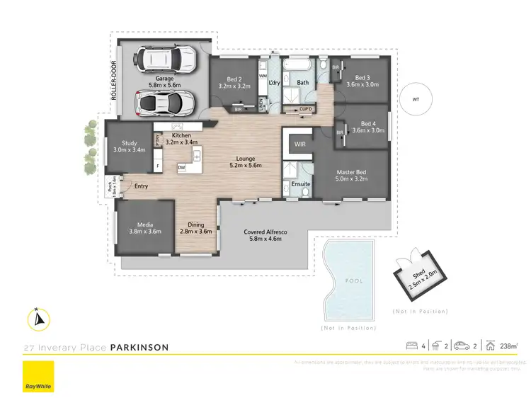 Floorplan of Homely house listing, 27 Inverary Place, Parkinson QLD 4115