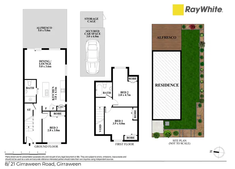 Floorplan of Homely townhouse listing, 8/21 Girraween Road, Girraween NSW 2145