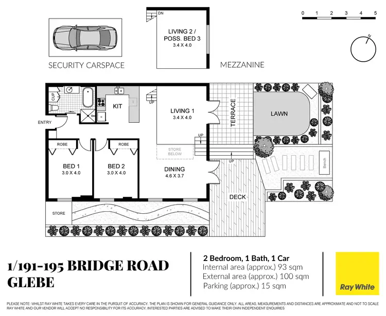 Floorplan of Homely apartment listing, 1/191-195 Bridge Road, Glebe NSW 2037