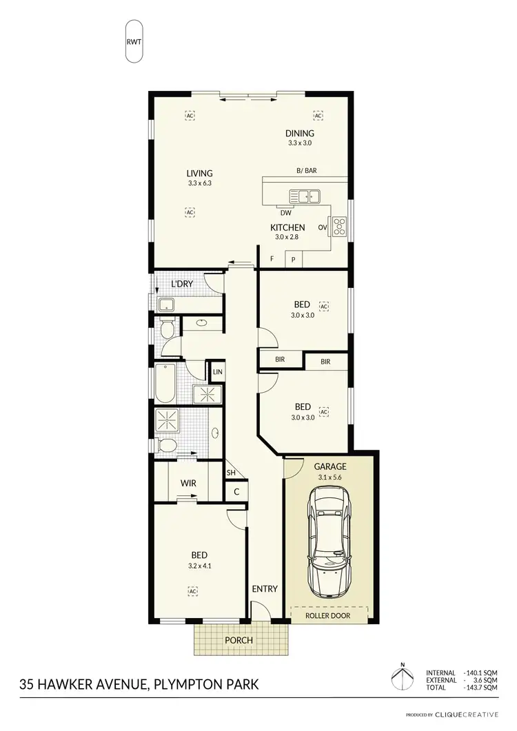 Floorplan of Homely house listing, 35 Hawker Avenue, Plympton Park SA 5038