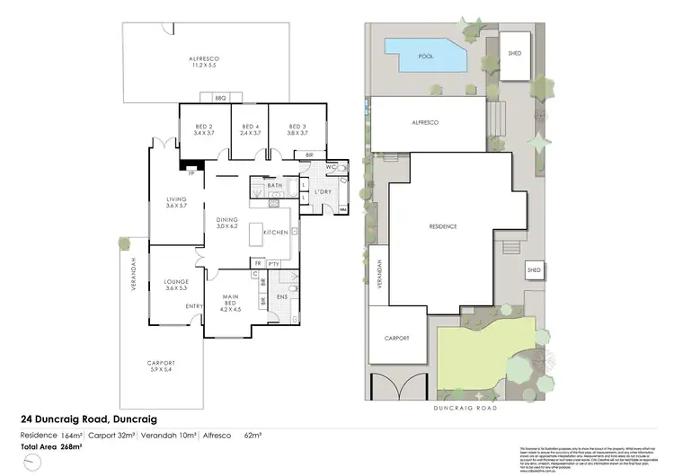 Floorplan of Homely house listing, 24 Duncraig Road, Duncraig WA 6023