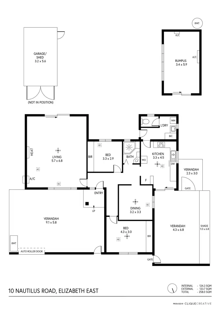 Floorplan of Homely house listing, 10 Nautilus Road, Elizabeth East SA 5112