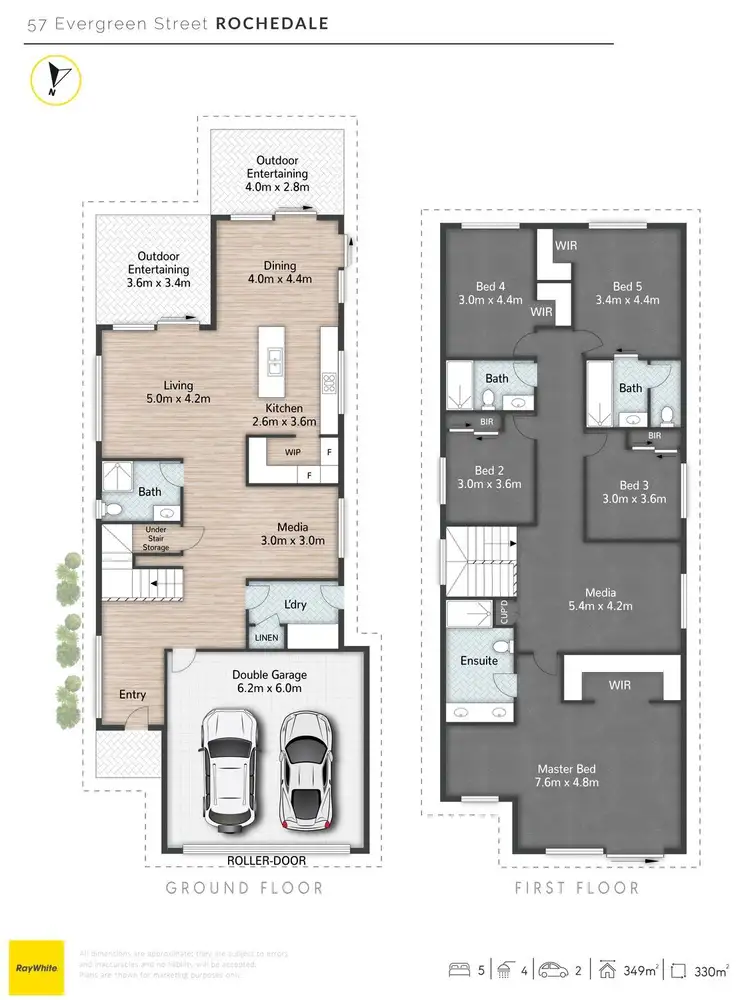 Floorplan of Homely house listing, 57 Evergreen Street, Rochedale QLD 4123