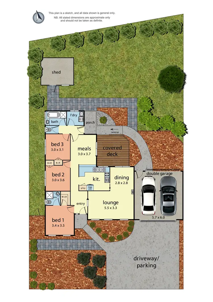 Floorplan of Homely house listing, 2/241 Hull Road, Mooroolbark VIC 3138