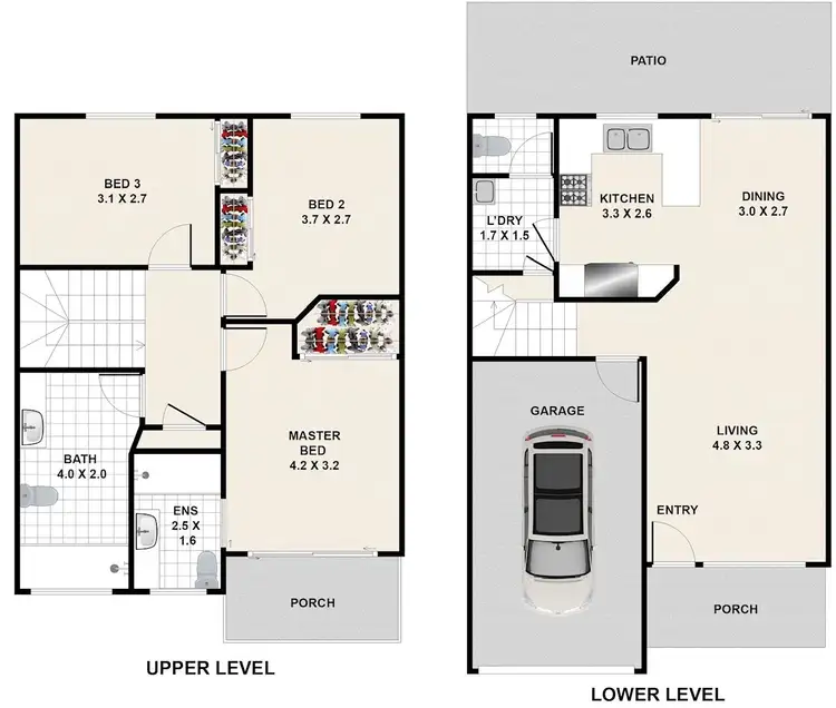 Floorplan of Homely house listing, 30/15 James Edward Street, Richlands QLD 4077