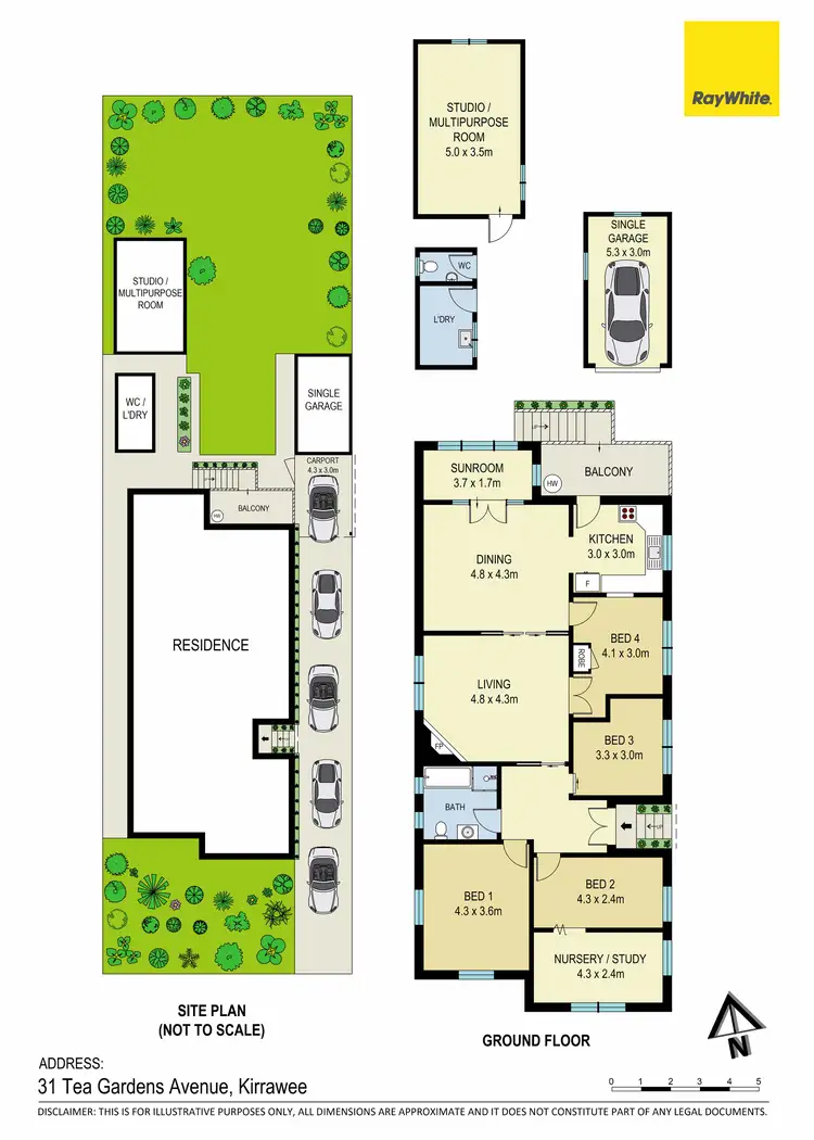 Floorplan of Homely house listing, 31 Tea Gardens Avenue, Kirrawee NSW 2232