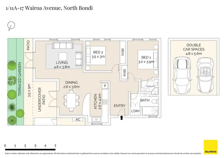 Floorplan of Homely apartment listing, 1/11A-17 Wairoa Avenue, North Bondi NSW 2026