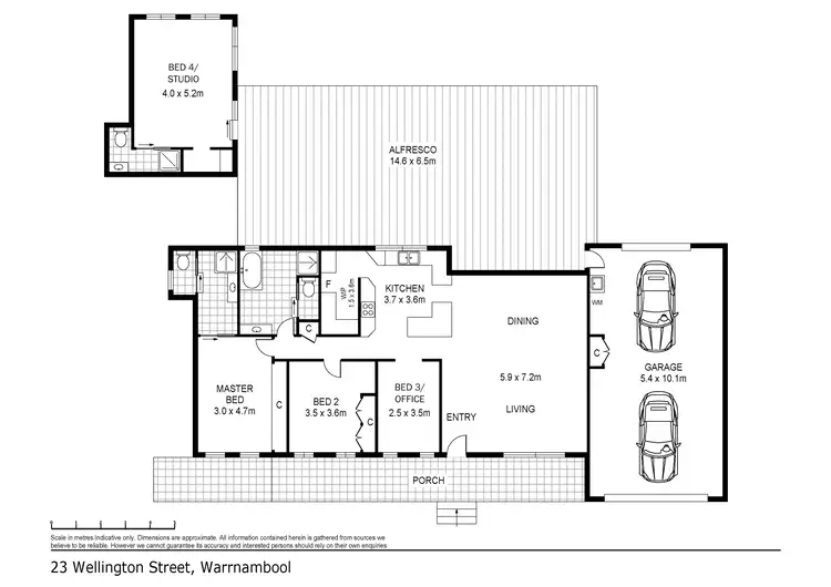 Floorplan of Homely house listing, 23 Wellington Street, Warrnambool VIC 3280
