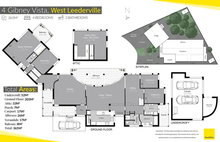 Floorplan of Homely house listing, 4 Gibney Vista, West Leederville WA 6007