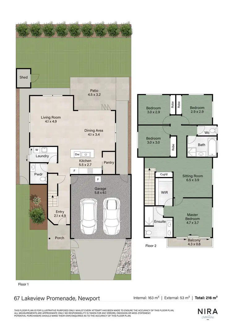 Floorplan of Homely house listing, 67 Lakeview Promenade, Newport QLD 4020