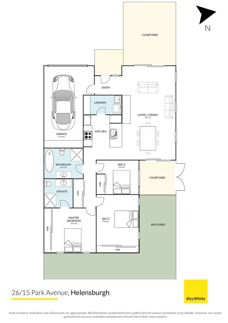 Floorplan of Homely villa listing, 26/15 Park Avenue, Helensburgh NSW 2508