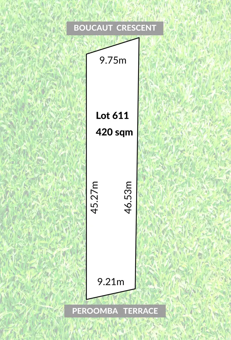 Floorplan of Homely land listing, 7B Peroomba Terrace, Hayborough SA 5211