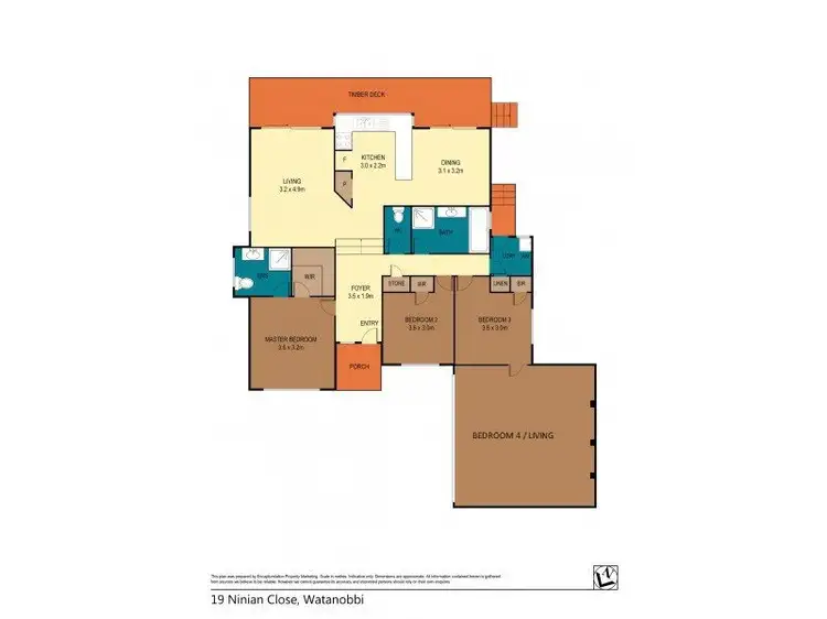Floorplan of Homely house listing, 19 Ninian Close, Watanobbi NSW 2259