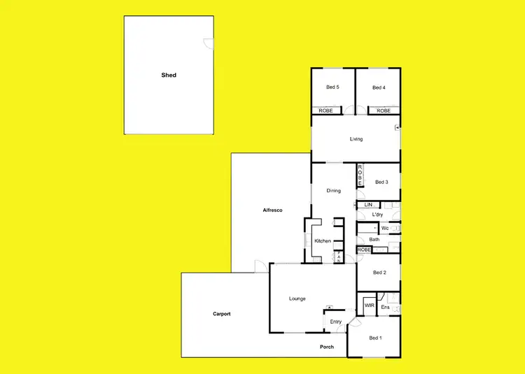 Floorplan of Homely house listing, 11 Delamere Court, Merbein VIC 3505