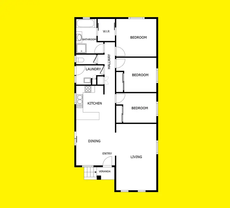 Floorplan of Homely house listing, 10 Merlot Court, Mildura VIC 3500
