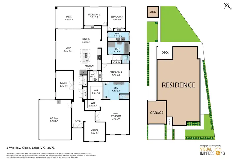 Floorplan of Homely house listing, 3 Wicklow Close, Lalor VIC 3075