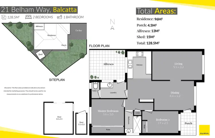 Floorplan of Homely house listing, 21 Belham Way, Balcatta WA 6021