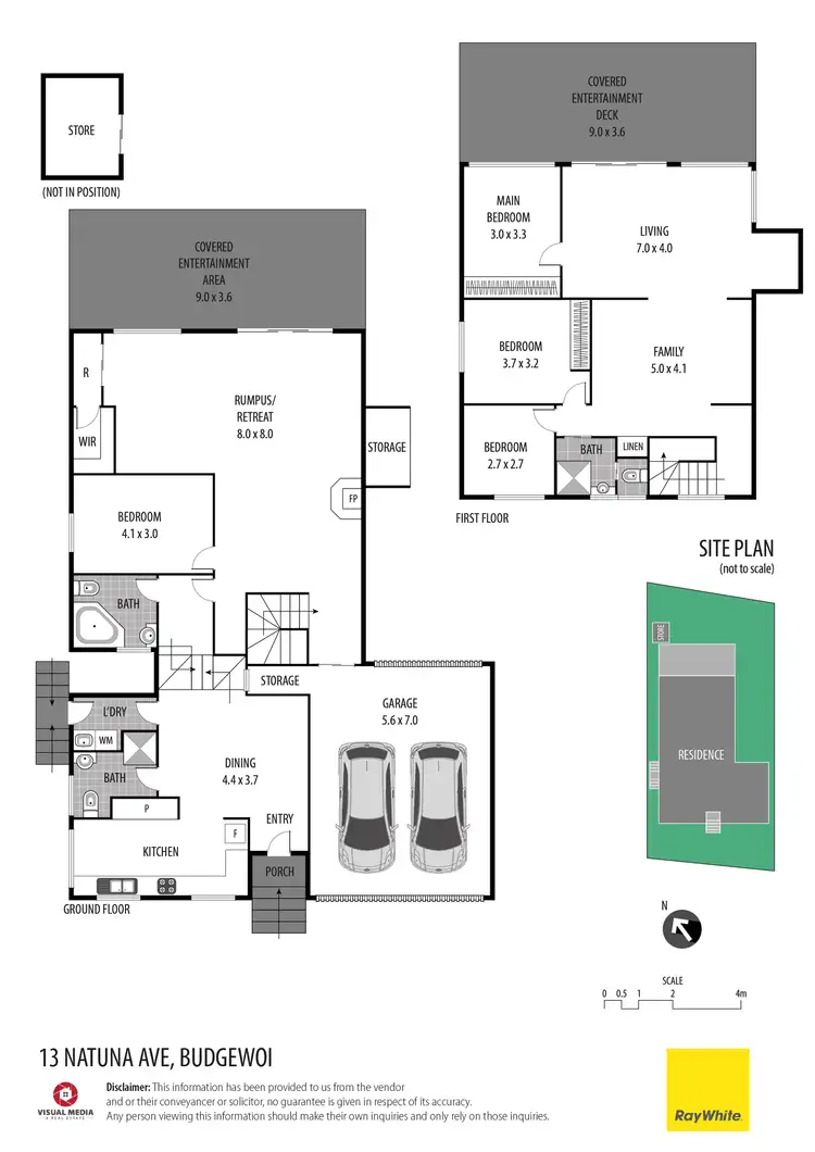 Floorplan of Homely house listing, 13 Natuna Avenue, Budgewoi NSW 2262
