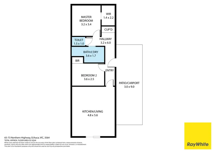 Floorplan of Homely unit listing, 26/65-73 Northern Highway (Sun River Home Park), Echuca VIC 3564