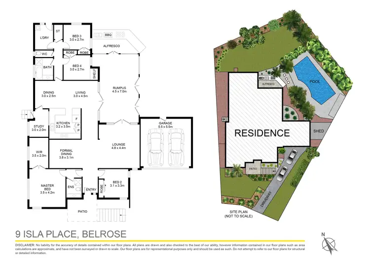 Floorplan of Homely house listing, 9 Isla Place, Belrose NSW 2085