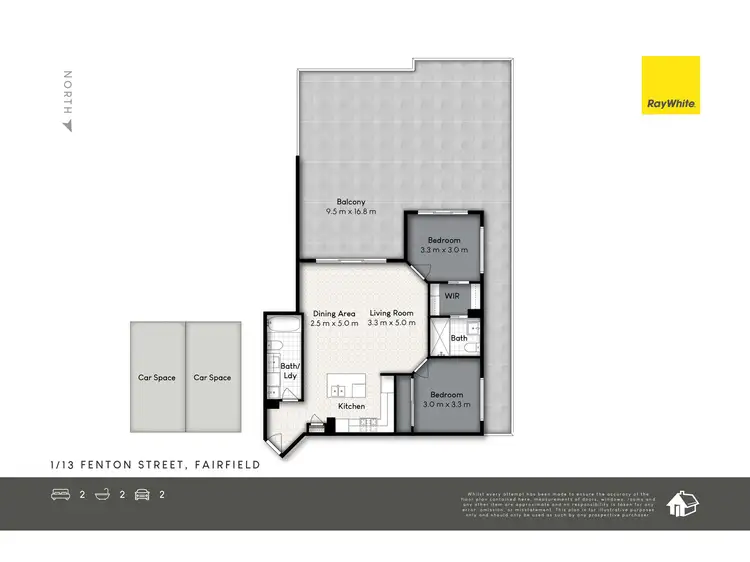 Floorplan of Homely unit listing, 1/13 Fenton Street, Fairfield QLD 4103