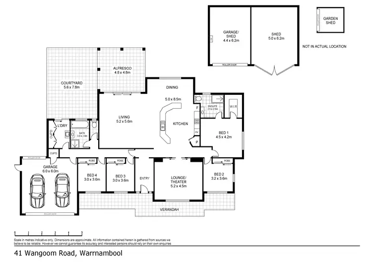 Floorplan of Homely house listing, 41 Wangoom Road, Warrnambool VIC 3280