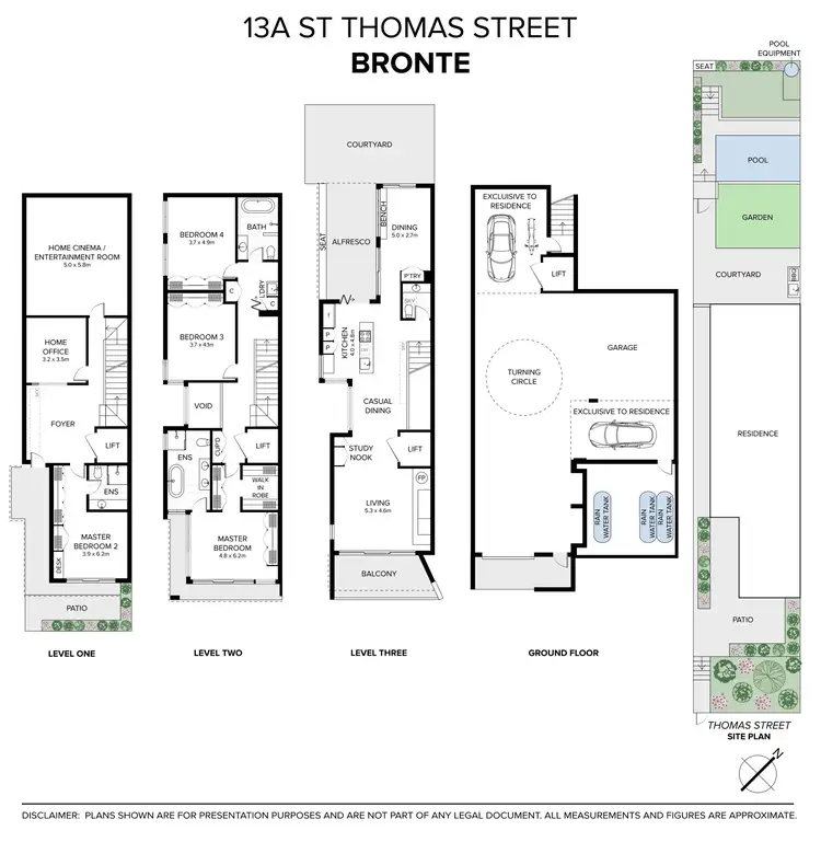Floorplan of Homely house listing, 13A St Thomas Street, Bronte NSW 2024