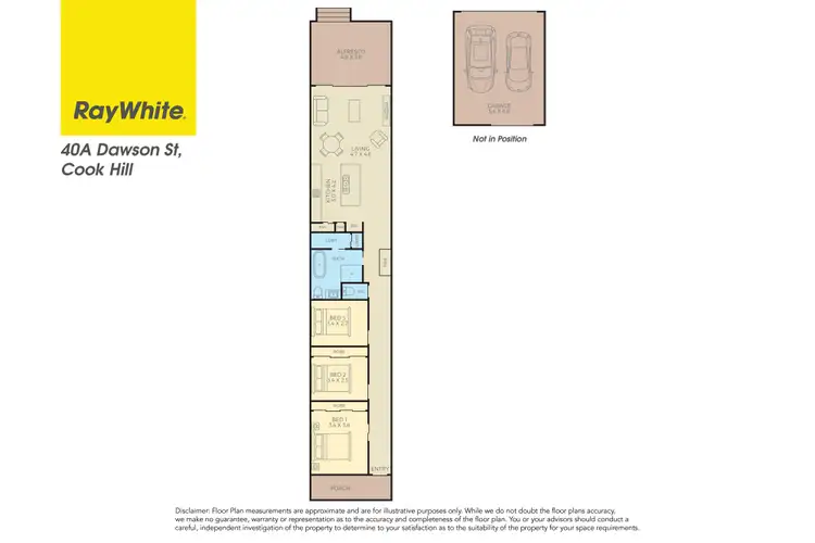 Floorplan of Homely house listing, 40A Dawson Street, Cooks Hill NSW 2300