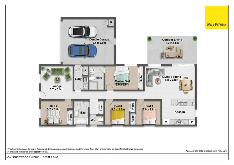 Floorplan of Homely house listing, 26 Brushwood Circuit, Forest Lake QLD 4078